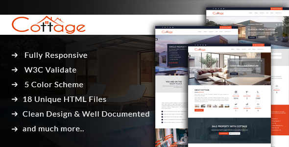 Cottage - Single Property Template by Appclick